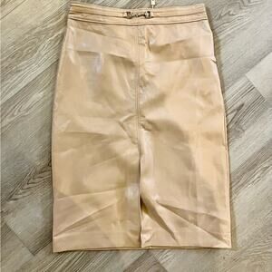 Elie Tahari Vegan Leather Skirt size 6